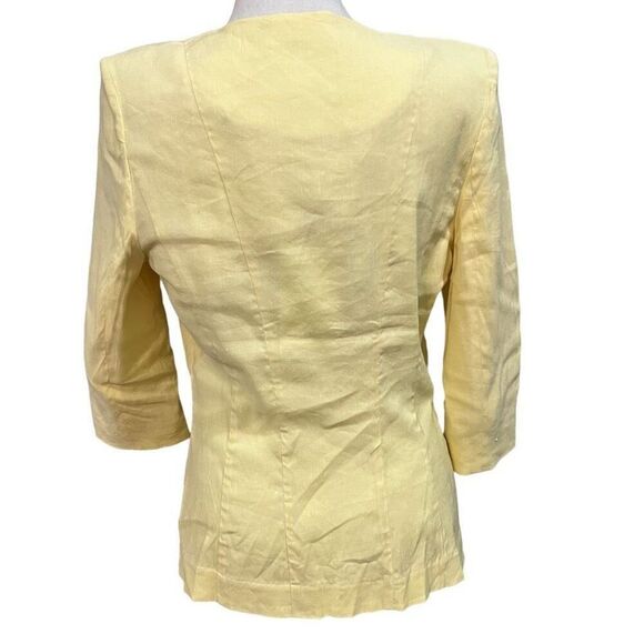 Vero Moda Classic Sasha 3/4 sleeve crop ColorBlock blazer jacket size small - Picture 4 of 7